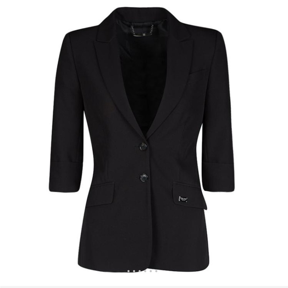 Philipp Plein Elegant Black Blazer Size XS new - Picture 4 of 10